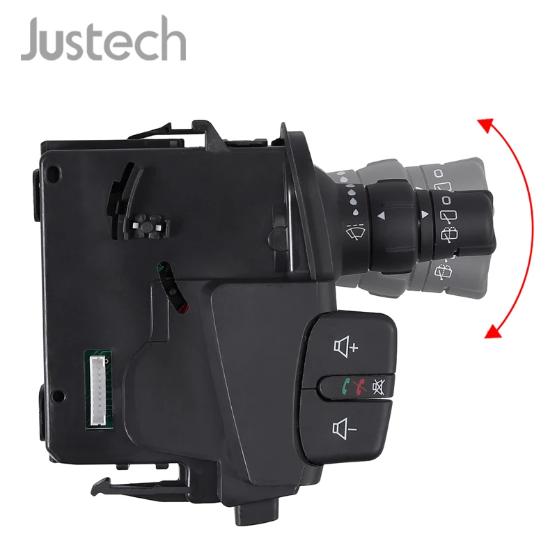 

Justech New Wiper Stalk Switch 7701068114 For Renault Clio MK3 2005-2012 Car Wiper Radio Switch Stalk