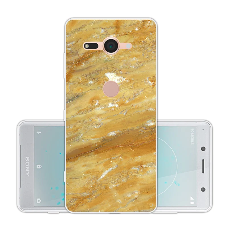 for Fundas Sony Xperia XZ2 Compact H8314 H8324 Ultra Thin TPU Back Phone Landscape Cover 5.0 inch XZ 2 Capa |