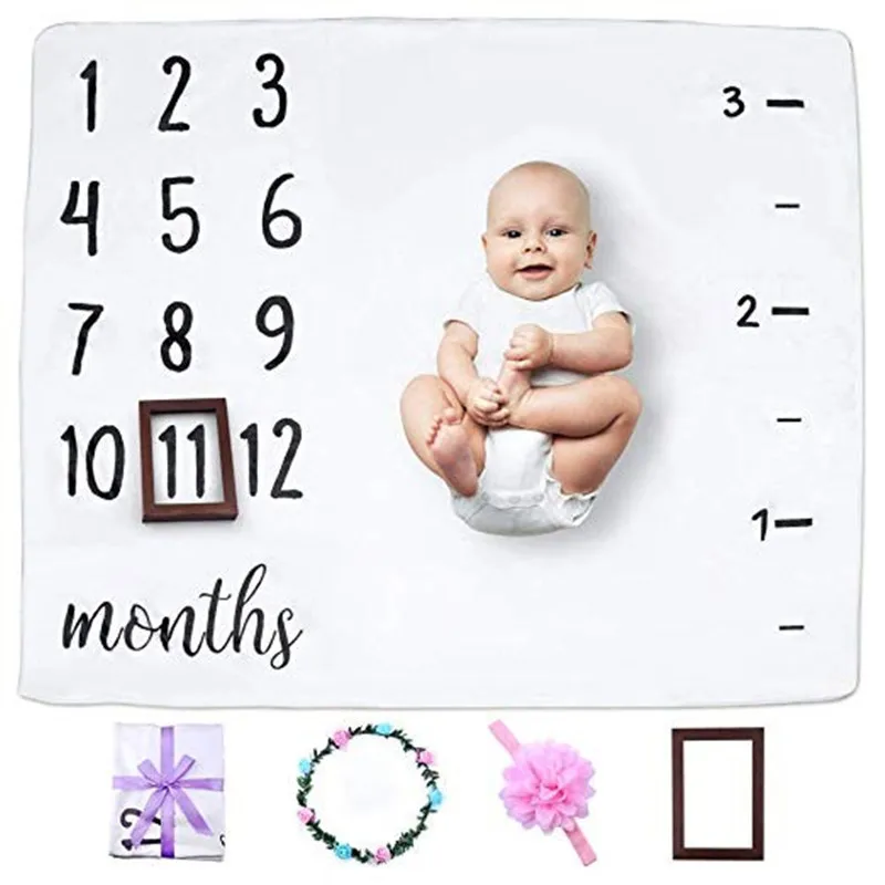 

Infant Photography Props Baby Carpet Simple Modern Style Soft Comfortable Creative Photo Background Blanket Cotton Baby Carpet