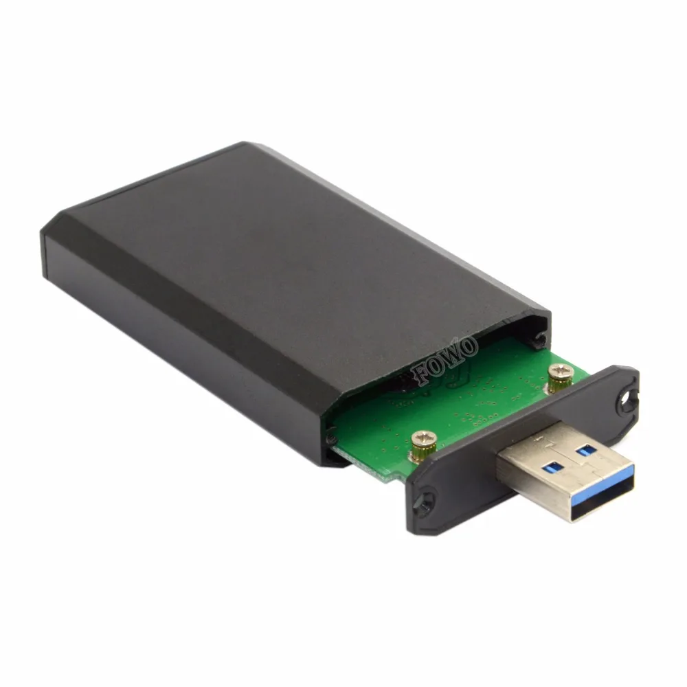 USB3.0 для MSATA SSD портативный бокс USB 3 0 мини SATA жесткий диск адаптер mSATA с чехол HDD