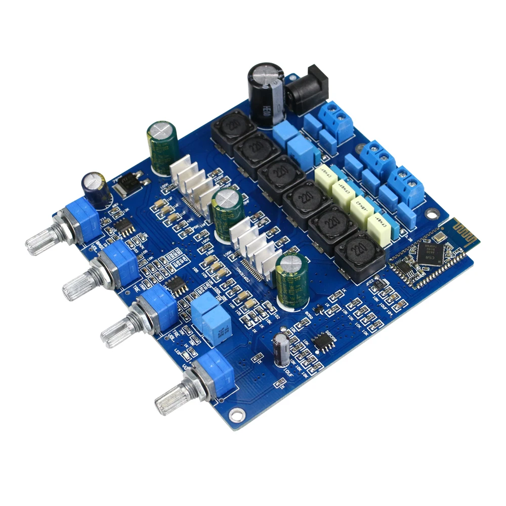 GHXAMP 2,1 TPA3116 сабвуфер усилитель звука bluetooth плата CSR4.0 DC18-24V НЧ динамик части DIY
