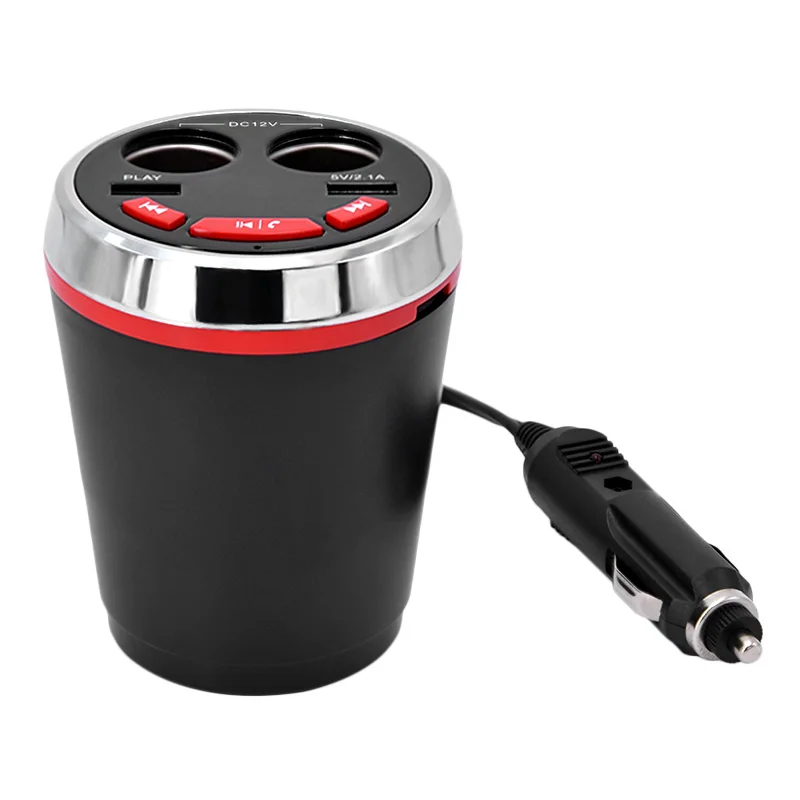 Bluetooth FM передатчик автомобиля музыкальный MP3 плеер Hands Free Car Kit подстаканник