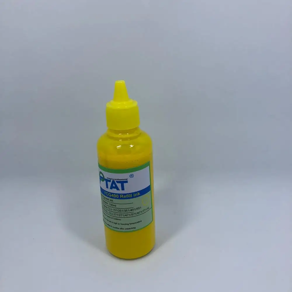 

YOTAT 5*100ml C/M/Y/K/PBK PIGMENT Ink For CANON PGI-150 PGI-250 PGI-450 PGI-550 PGI-650 PGI-270 PGI-470 PGI-570 PGI-670