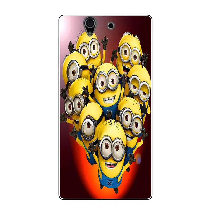 ZX44 Мягкие чехлы для телефонов из ТПУ для sony Xperia Z L36h C6602 5,0 дюймов C6603 L36i Чехлы Nutella Фламинго Сова тетрис Сумки Чехол бампер - Цвет: ZX44