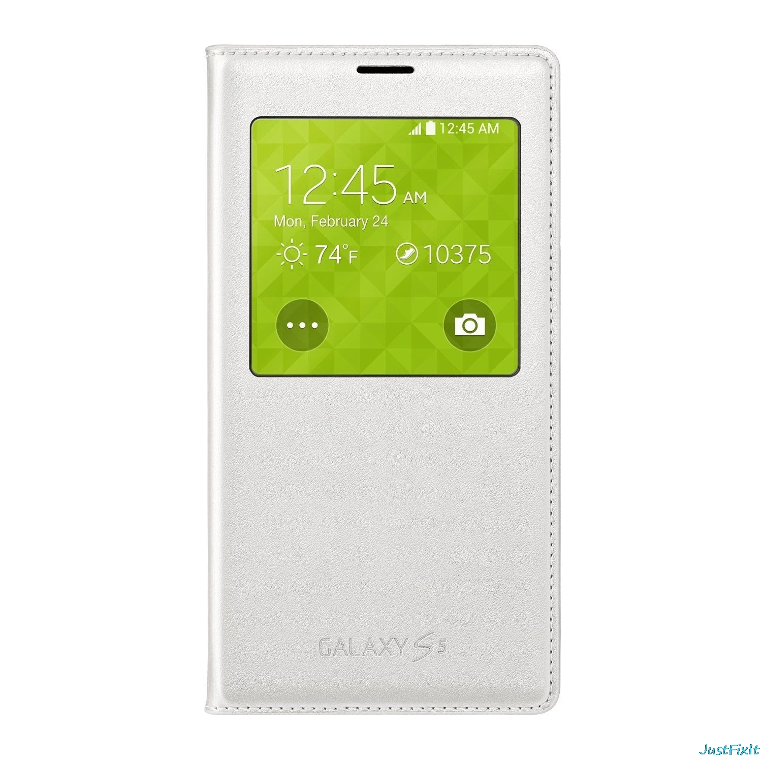 white Чехол для samsung SM-G900 G900F Galaxy S5 S, чехол с функцией просмотра - Цвет: white