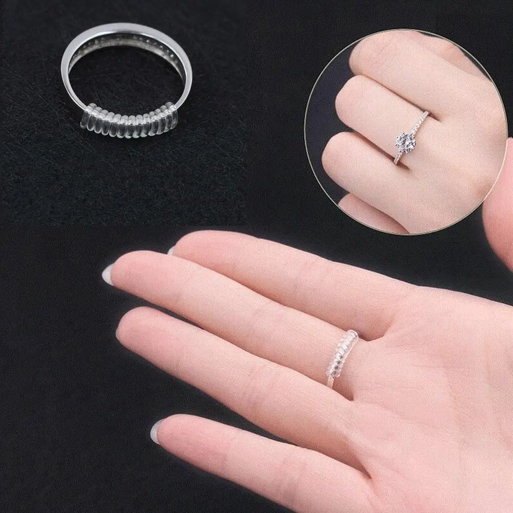 1 шт. Винтажное кольцо с регулировкой размера на спиральной основе для вашего