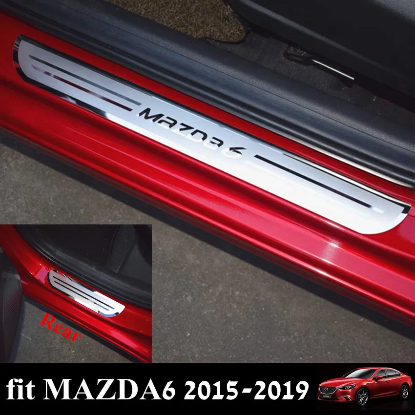 

For MAZDA6 2019 Car Stainless Steel Door Sills Scuff Plate for MAZDA6 2015-2020