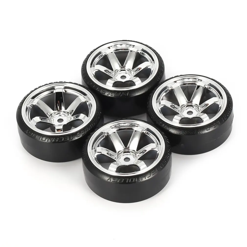 4 шт р/у дрейфующая игрушки шины для автомобилей PlasticTyre Набор Traxxas HSP Tamiya HPI RC на