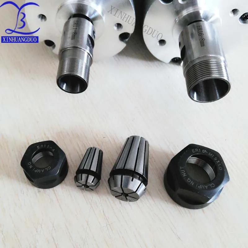 

500W Brushless Spindle ER11 ER16 DC48V Spindle Motor Carving With Fan + Holder Screw+18-48VDC Brushless Motor Driver Controller