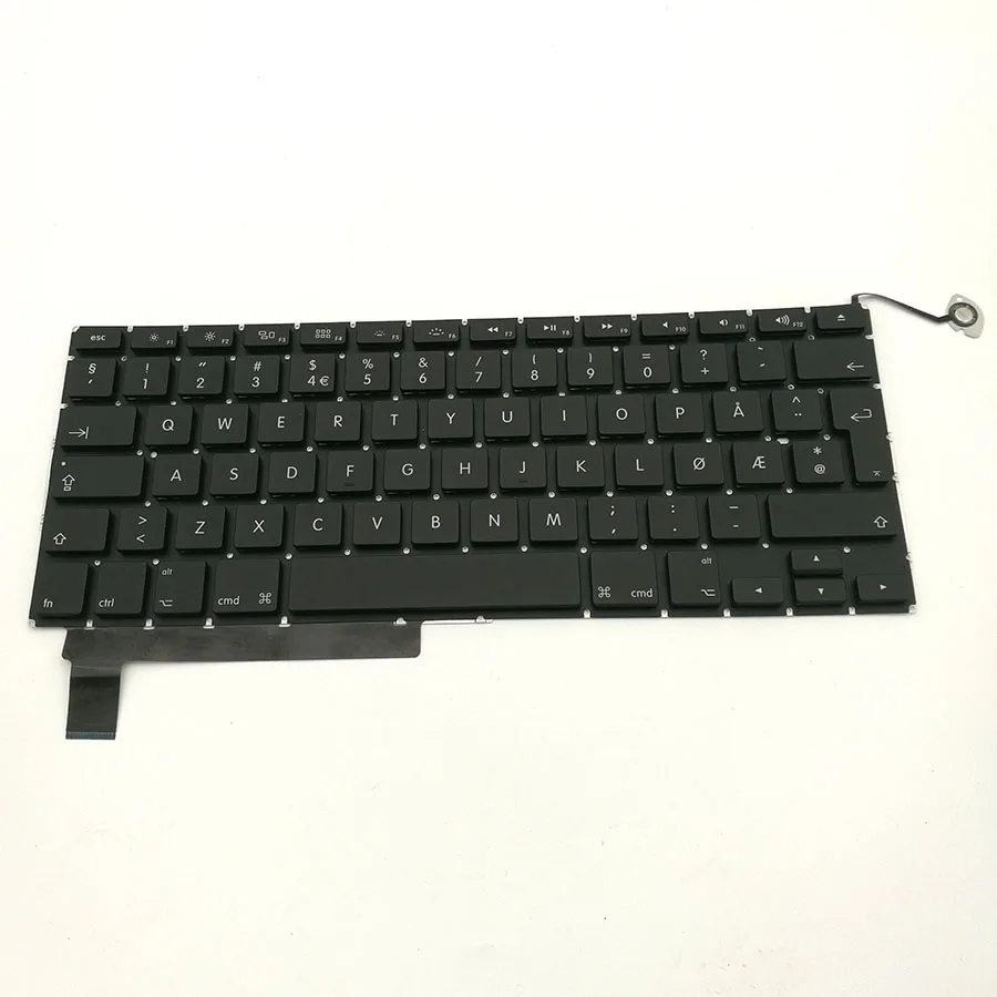 Новая клавиатура для ноутбука норвежская Клавиатура Macbook Pro 15 дюймов A1286 2009 2010 2011