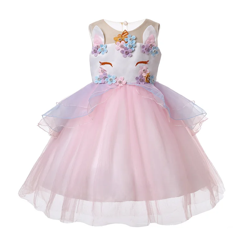 Dresses for girls Party Dress Children Prom Ceremonies Gowns Birthday Princess 8 Years School performance D | Детская одежда и