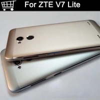with back camera glass with logo battery back cover for zte blade v7 lite battery back housing door case replacement parts