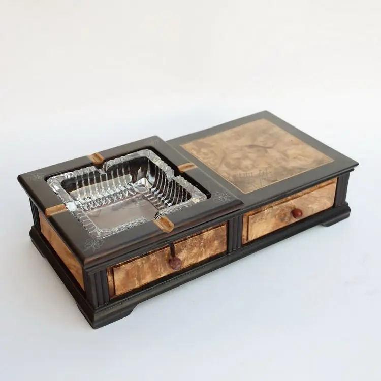 Пепельница для гравировки древесины креативная домашняя пепельница с дизайном