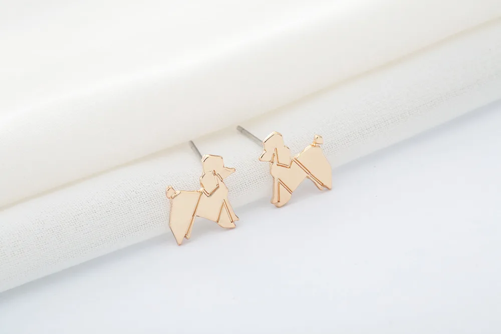 Kinitial 10Pair Lovely Balloon Poodle Dog Stud Earrings In 2 Colors Women's Girl's Children's Earring Toy | Украшения и