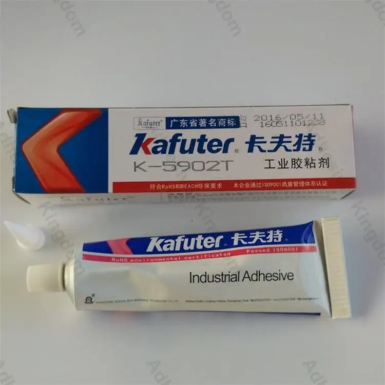 Kafuter 100 г K 5902T прозрачный силиконовый герметик промышленные клеи