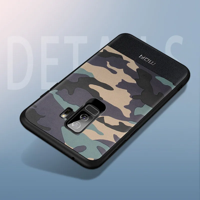 MOFi S9+ чехол для samsung S9 Plus задняя крышка Камуфляжный узор противоударный чехол для galaxy s8 s8+ чехол - Цвет: green