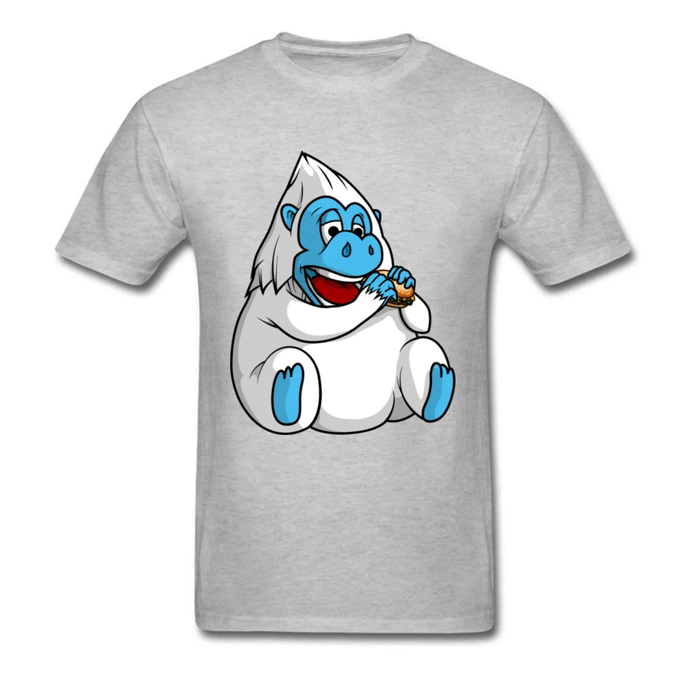 Футболка с принтом Fat Yeti лето/осень 100% хлопок круглый вырез мужские Топы И