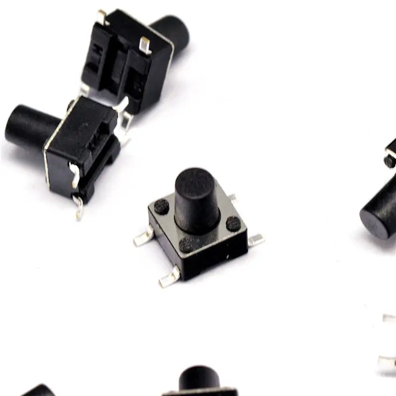 

1000PCS/LOT 6*6*8MM SMD Tact Switch 4-pin micro switch / button switch 6x6x8