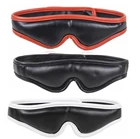 Повязка на глаза с кожаными вставками, повязка на глаза, повязка на глаза, маска для сна, БДСМ бондаж, взрослые секс-игрушки для пар