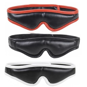 Повязка на глаза с кожаными вставками, повязка на глаза, повязка на глаза, маска для сна, БДСМ бондаж, взрослые секс-игрушки для пар