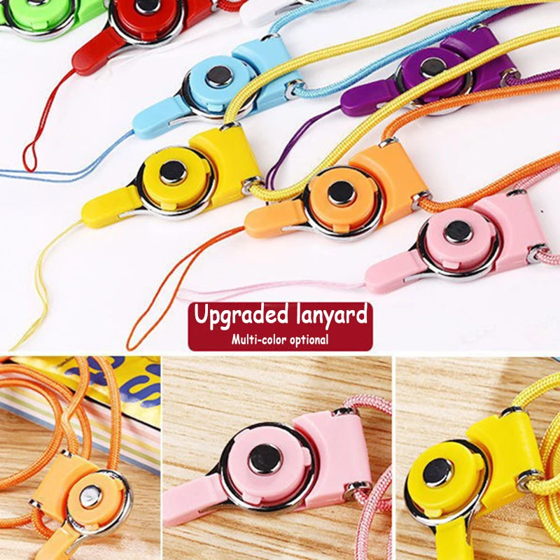 Для iPhone телефон цепочка на шею ремни съемная ячейка кольцо для ключей ремешок