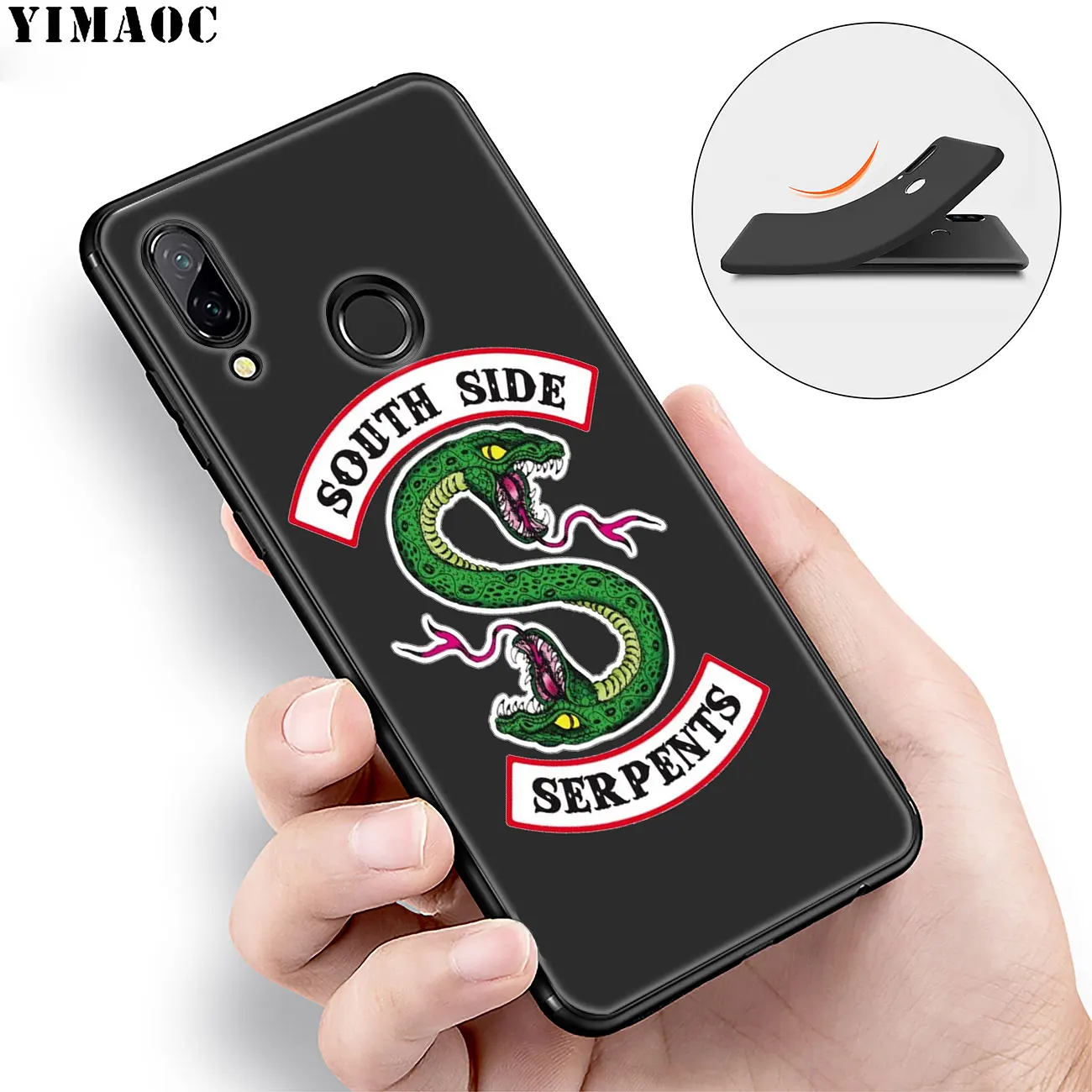 Мягкий силиконовый чехол YIMAOC Riverdale South Side Serpents для Huawei Honor 20 Pro 8C 8X 8 9 9X 10 Lite 7X 7A