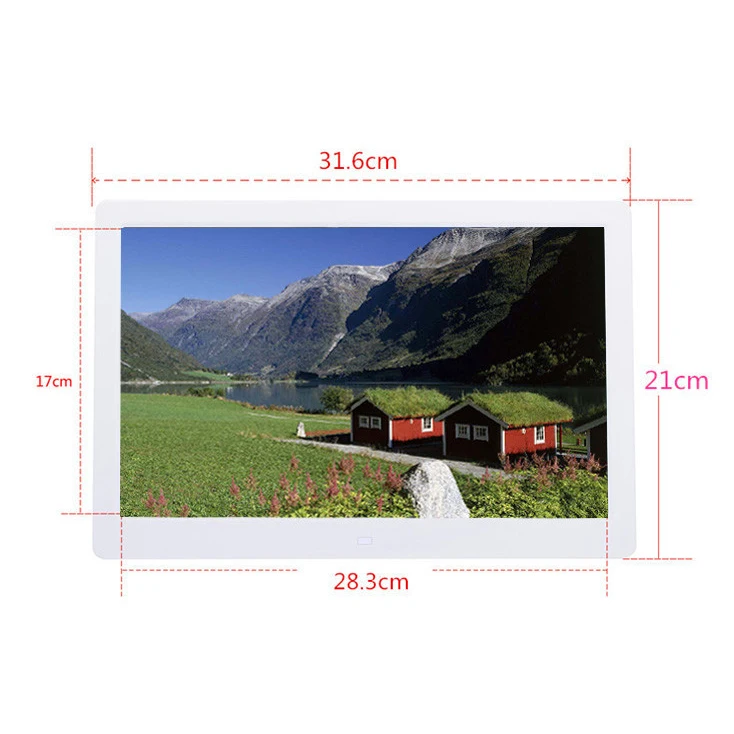 Tycipy 13 inch Digital Picture Photo Frame - HD IPS Widescreen MP3 MP4 Video Player with Calendar/Clock/Remote Control | Электроника