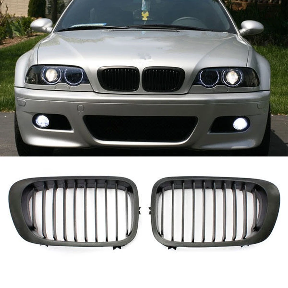 Передняя решетка радиатора для BMW E46 00 03 2 шт.|grill for bmw|front grille bmwkidney grill |