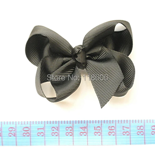 100 шт. белый классический витой Бутик волос бант хвост аксессуары заколка для