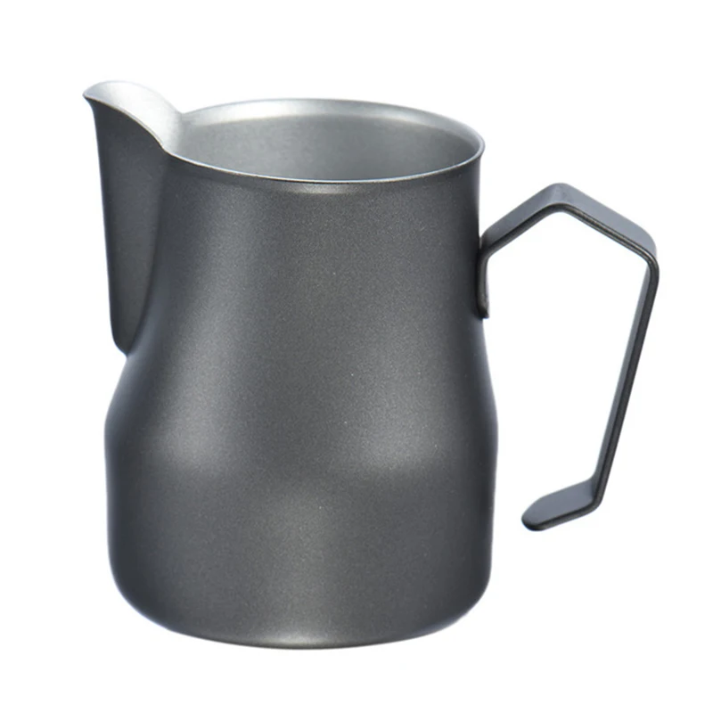 Stainless Steel Milk Frothing Jug Cream Cup Coffee Creamer Latte Art Pitcher With Spout Durable Kitchen Accessories | Дом и сад