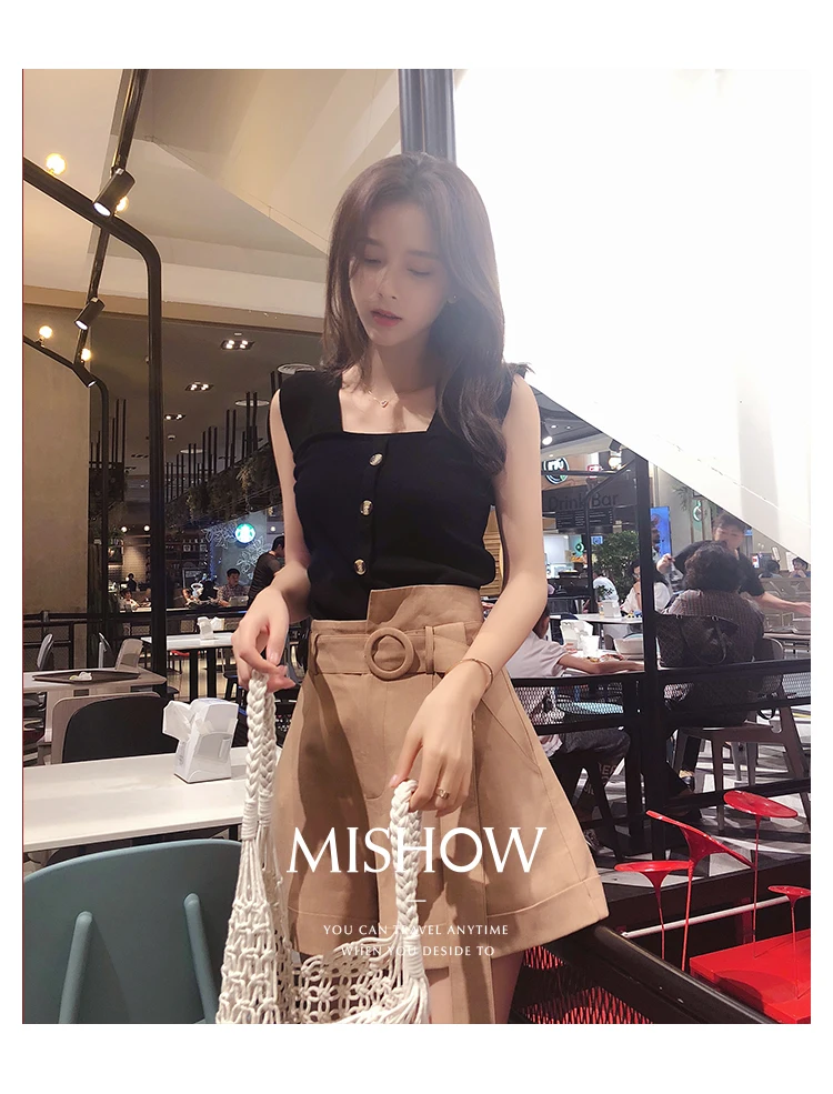 Mishow Модная блузка на бретелях MX18B5313