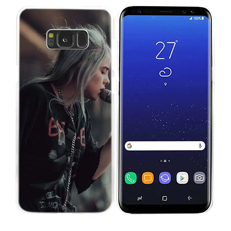 14 Чехол для телефона Billie Eilish Music Singer для samsung Galaxy M20 M10 S10 S9 S8 Plus S7 S6 Edge Note 8 9 Жесткий пластиковый Чехол - Цвет: 14