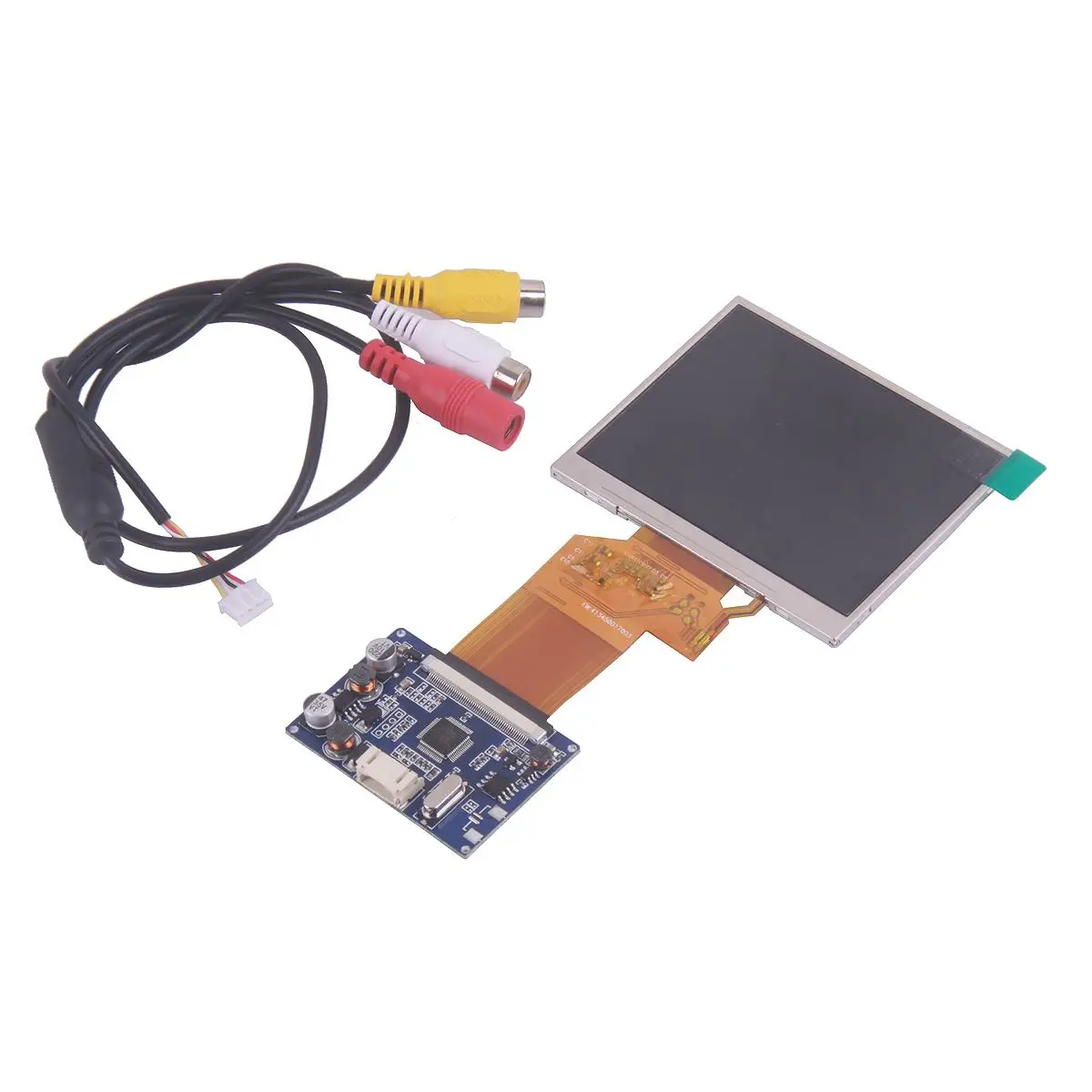 3,5 дюймовый TFT lcd 320*240 Дисплей Модуль DC12V драйвер платы двухканальный видео вход
