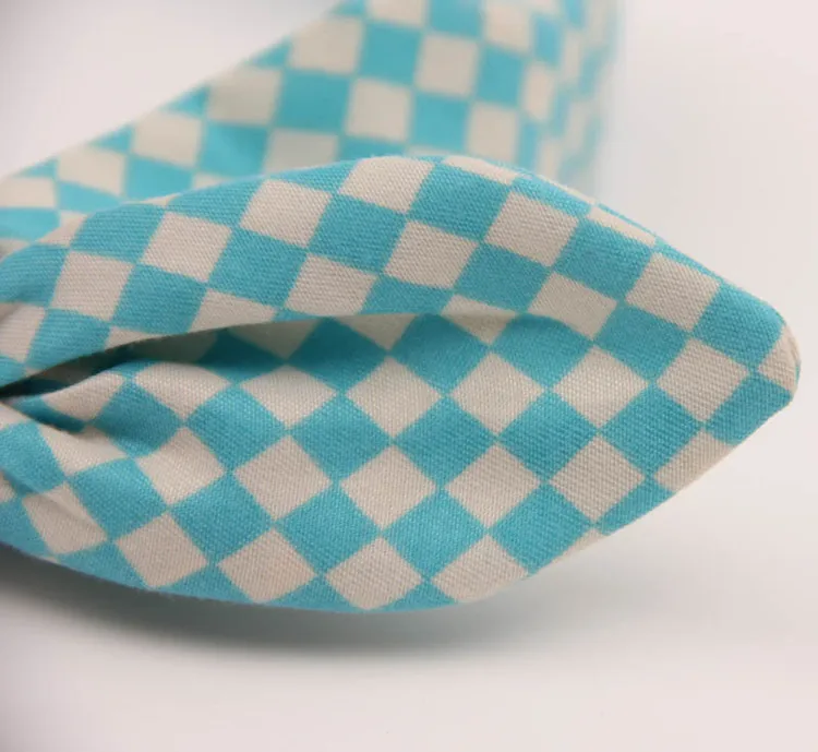 1 pc BabyGirl Headband Infant Toddler Soft Stretch Dot Rabbit Bow Turban Hairband Plaid Head Wrap Hair Accessories | Детская одежда и