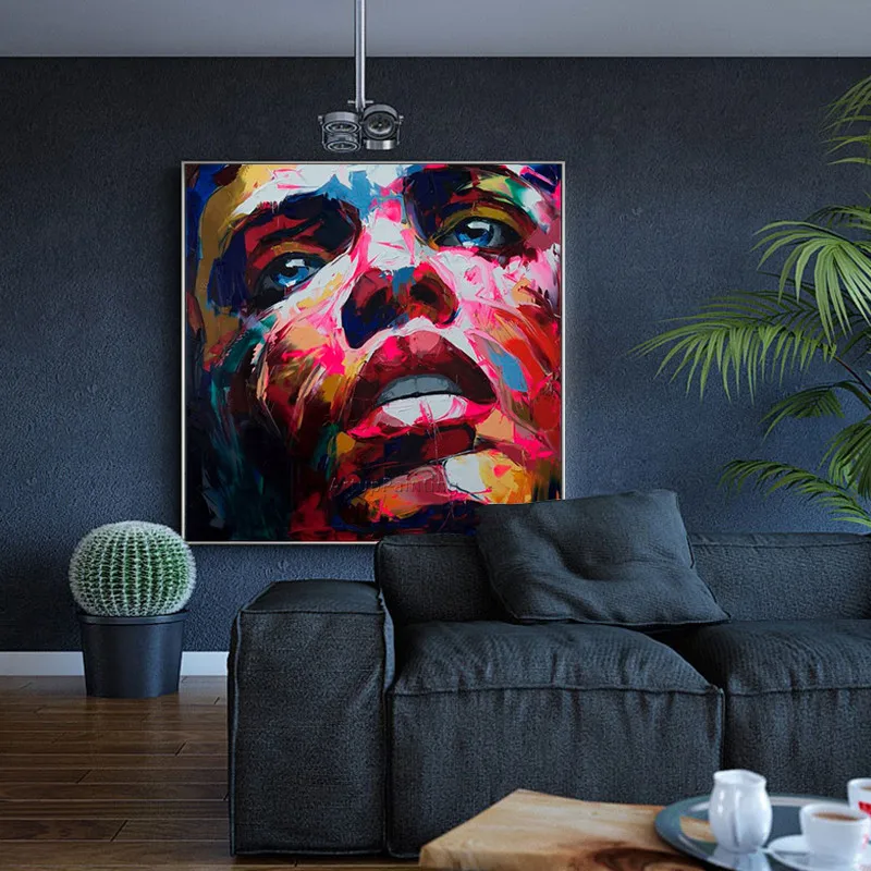 Francoise Nielly картина маслом на холсте поп-арт-стена художественные фотографии для