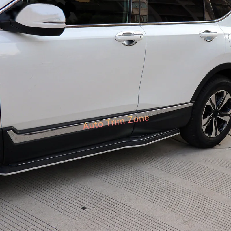 Наружные стальные нижние боковые дверные молдинги 6 шт. для Honda CR-V CRV