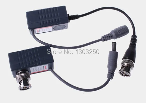 BNC CCTV RJ45 видео + Мощность Балун по UTP CAT5 передачи разъем приемника 100 шт./лот (50