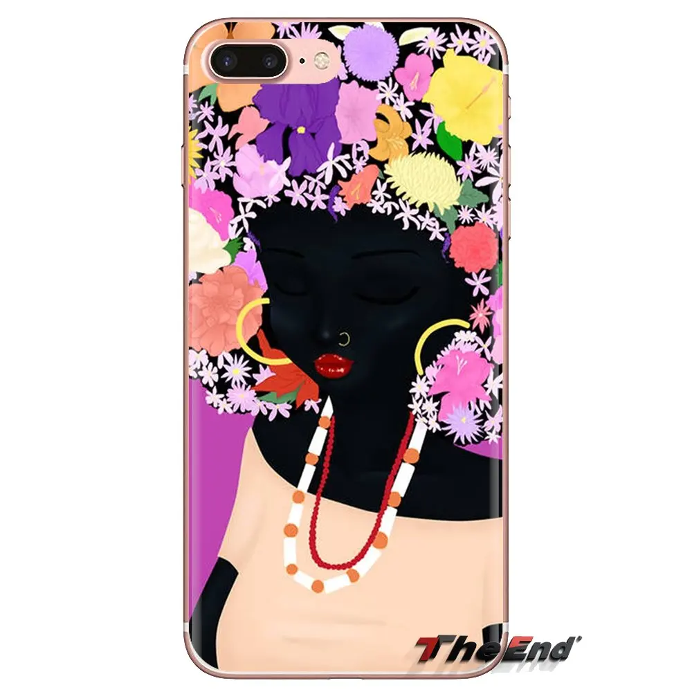Transparent TPU Skin Case 2bunz Melanin Poppin Aba For LG Spirit Motorola Moto X4 E4 E5 G5 G5S G6 Z Z2 Z3 G2 G3 C Play Plus Mini |