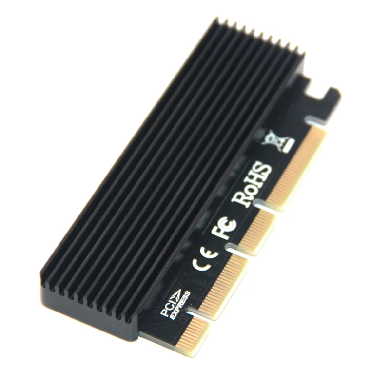 M.2 SSD PCIE Adapter SSD Case PCI Express X4 X8 X16 NVME M2 SSD 2230 2242 2260 2280 Hard Drive Enclosure Black Aluminum Caddy M.2 SSD PCIE Adapter SSD Case PCI Express X4 X8 X16 NVME M2 SSD 2230 2242 2260 2280 Hard Drive Enclosure Black Aluminum Caddy