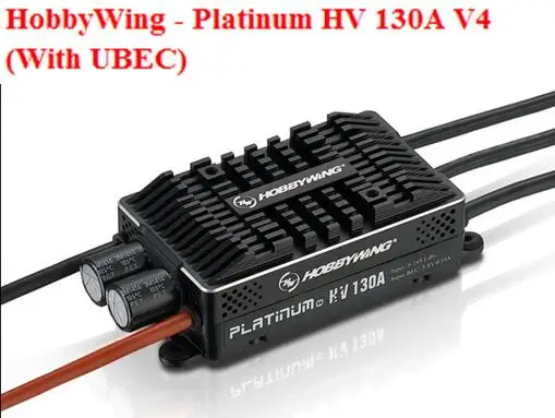 Электронный регулятор скорости Hobbywing Platinum HV 130A OPTO V4 и 14S бесщеточный ESC для