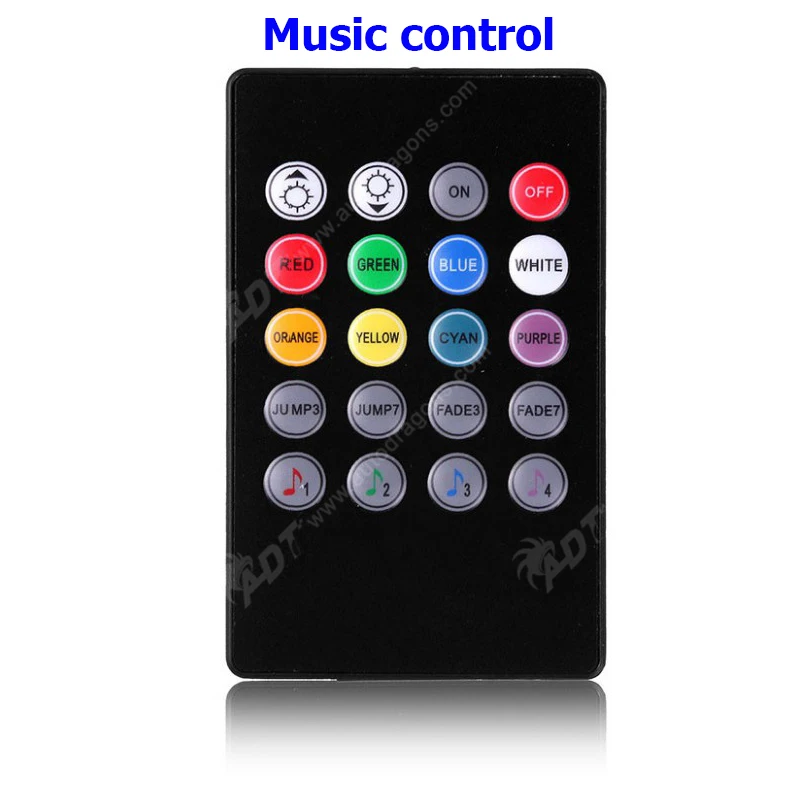 Светодиодсветодиодный подсветка RGB под шасси 4 шт. светящаяся неоновая система