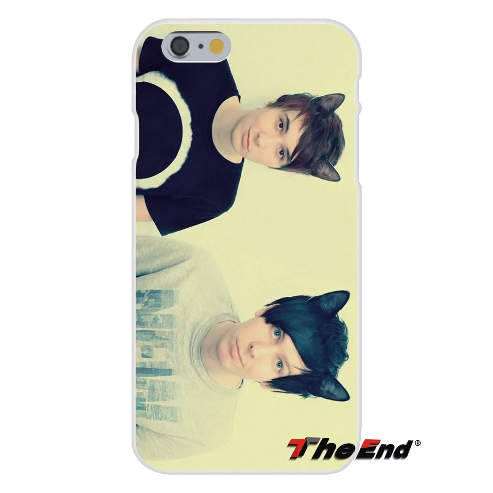 Group of Dan and Phil Collage Pattern For Xiaomi Redmi 4 3 3S Pro Mi3 Mi4 Mi4C Mi5S Mi Max Note 2 Slim Silicone Case | Мобильные