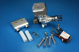 Оригинальный бензиновый двигатель DLE DLE55RA 55CC для РУ самолета