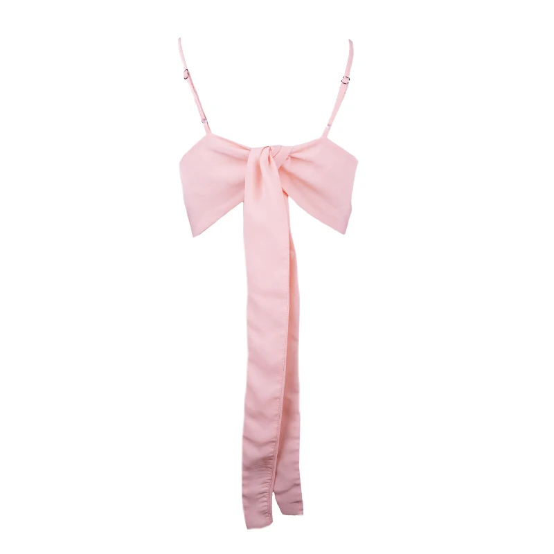 

PREISEI New Summer Cotton Women Sexy Tanks Top White Pink Hollow Out V-Neck Sleeveless Short Camisole Underwear PR17315-1