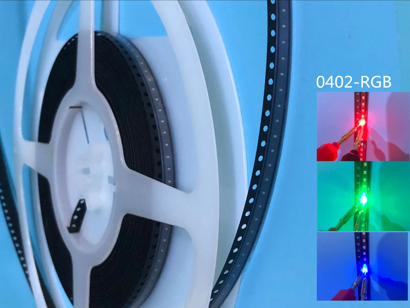 200 шт./лот SMD 0402 RGB Полноцветный 0404 красный/зеленый/синий общий анод светодиодный