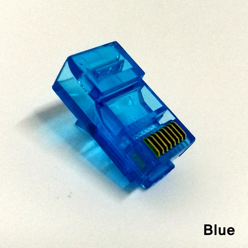 ReadStar 100 шт./лот Высококачественный золотой цвет CAT5e UTP RJ45 разъем неэкранированный