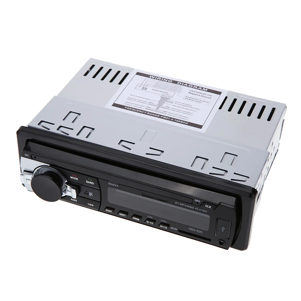 Автомагнитола BYNCG JSD520 12 В автомобильное радио Bluetooth1 din автомобильный стерео плеер