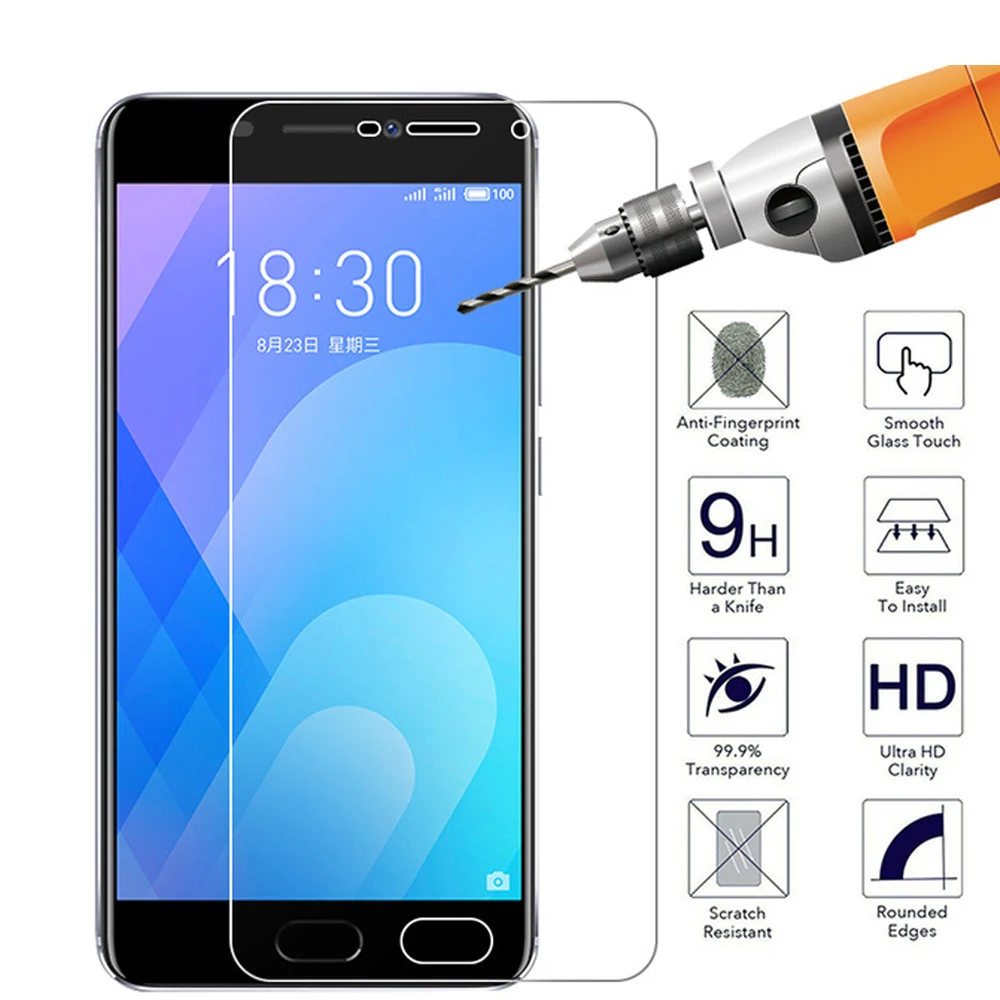 9H для meizu m5s защита экрана телефона закаленное стекло m5c m5 note m6s m6t m6 m8c защитный на