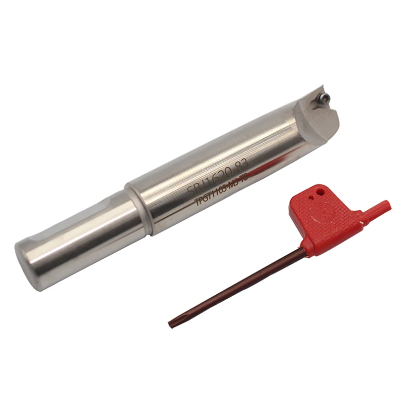 

1PC SBJ1620-83 For TPGH1103**L Insert precision boring heads and with boring bar T8 wrench