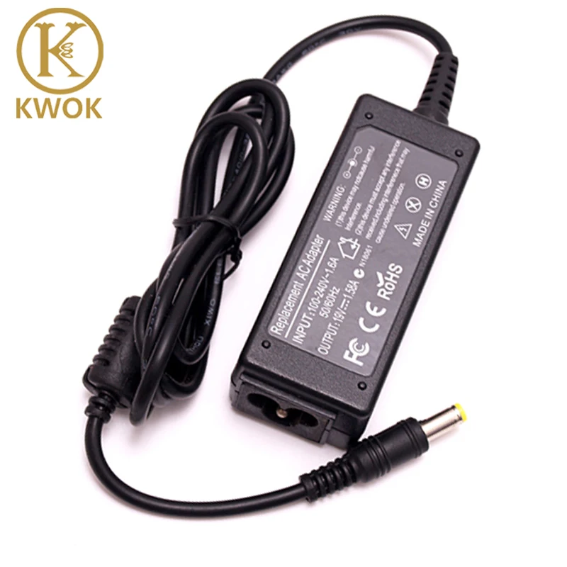Бесплатная доставка! 19V 1.58A 30W AC адаптер Зарядное устройство для Acer Aspire One AOA110 AOA150 ZG5